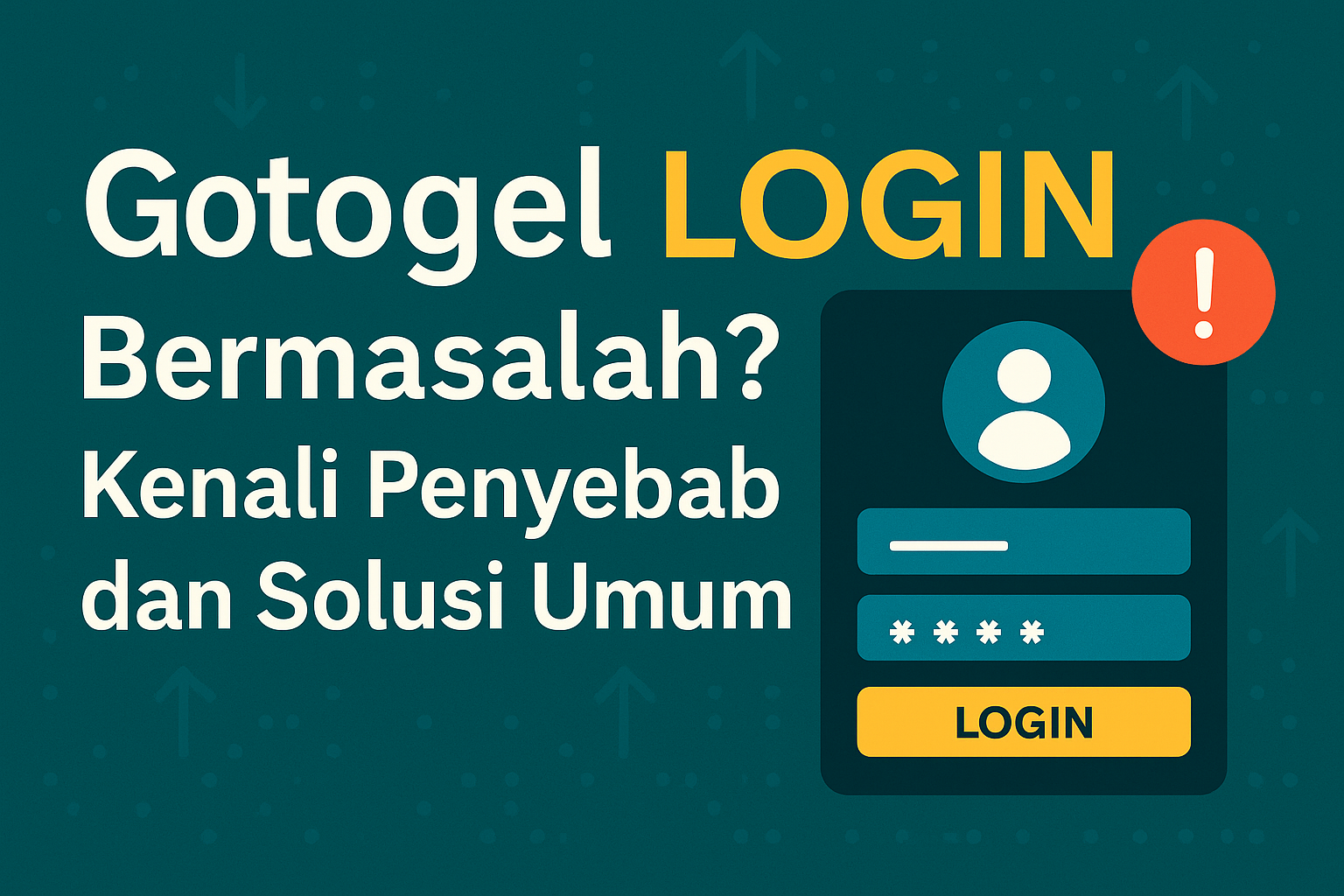 Gotogel Login Bermasalah? Kenali Penyebab dan Solusi Umum